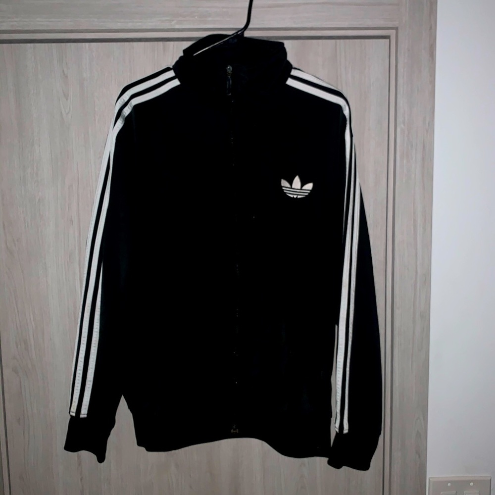 adidas zip up track sweater